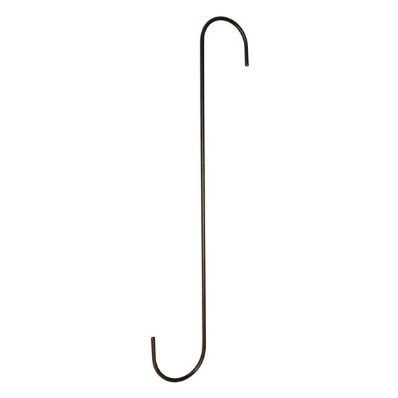 Border Concepts S Hook, Black, 24 Inches