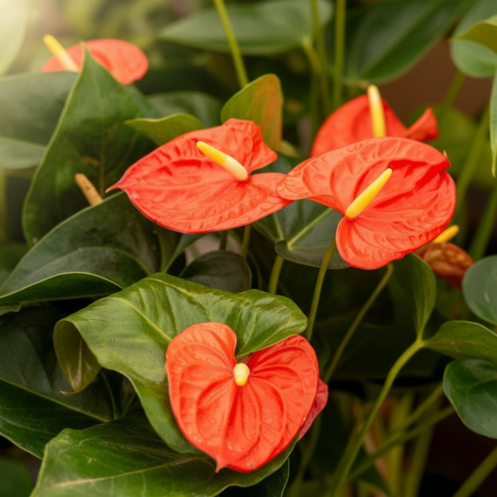 Anthurium Aren't You Orange! - Anthurium sp - 4" Pot