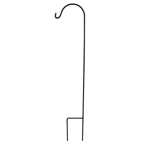 Border Concepts Single Crane Hook, Short, Black, 64 Inches