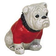 Small Life Like Bulldog Statue