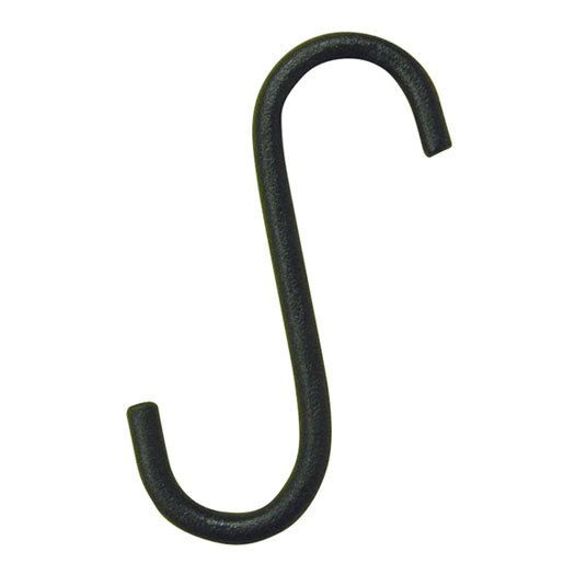 Border Concepts S Hook, Black, 4 Inches