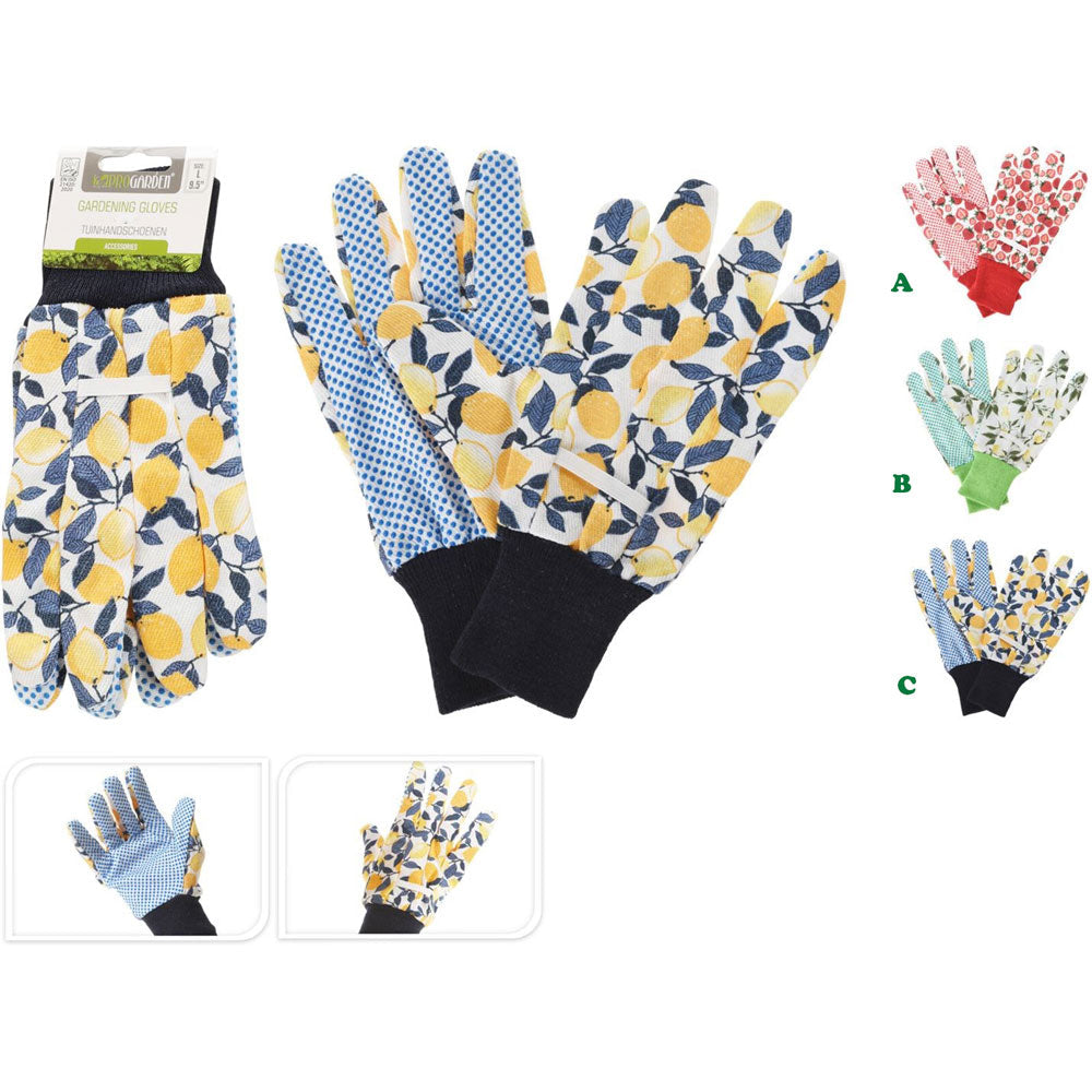 Koopman Int., Garden Gloves W/Fruit, Assorted & Sold Separately