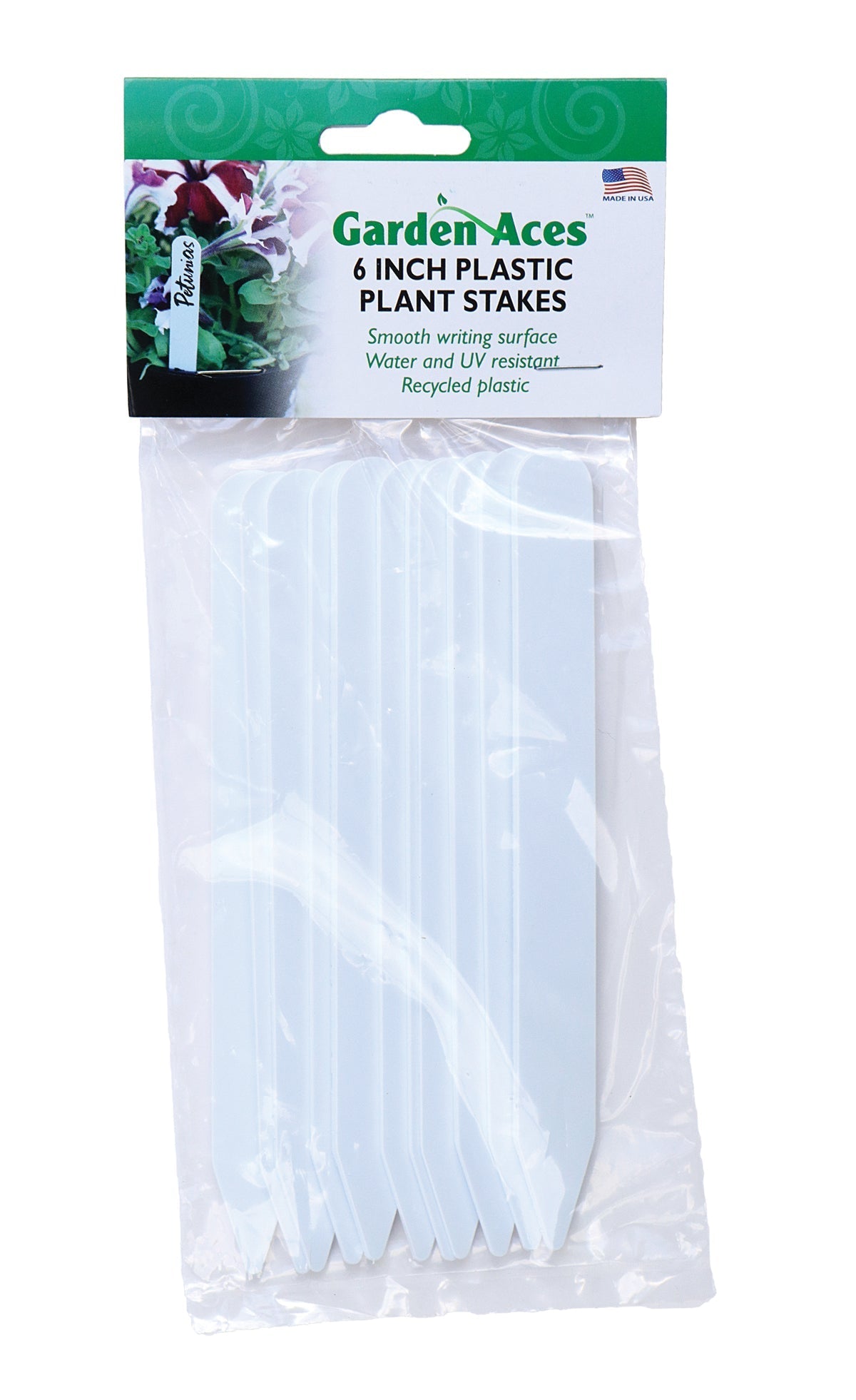 6" Plastic Stakes-24pkg