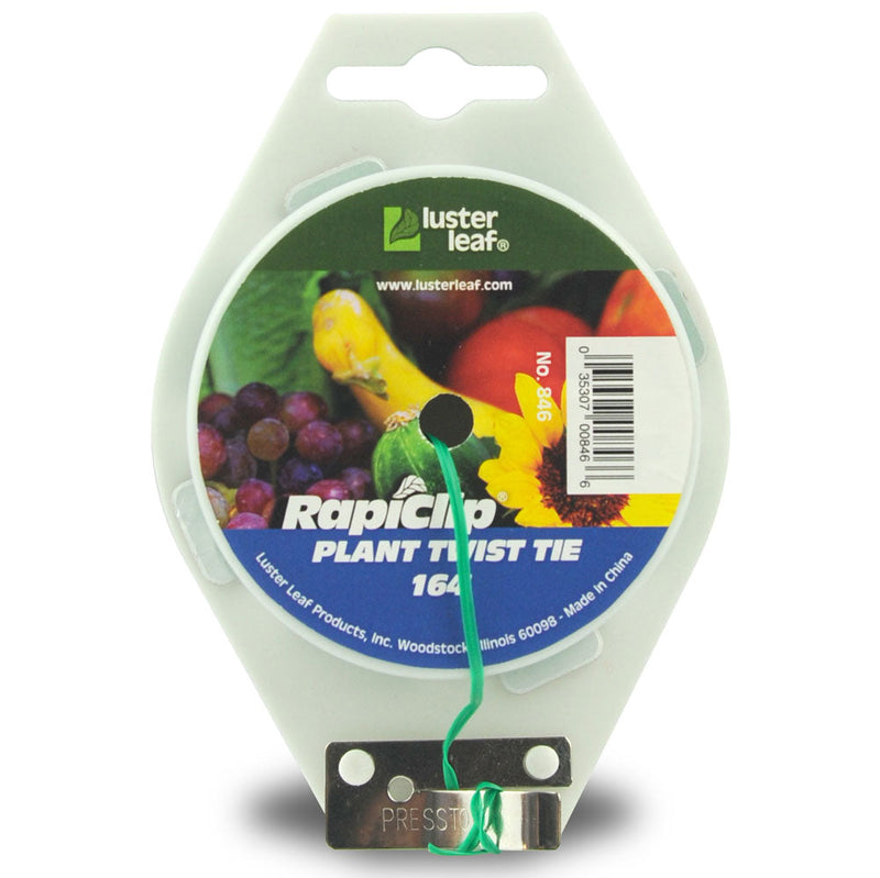 Luster Leaf Rapiclip Extra Long Garden Plant Twist Tie, 164 Ft. Spool