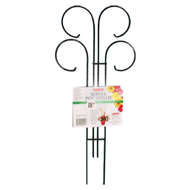 Bosmere® Wren Scroll Pot Trellis - 8in W x 18in H