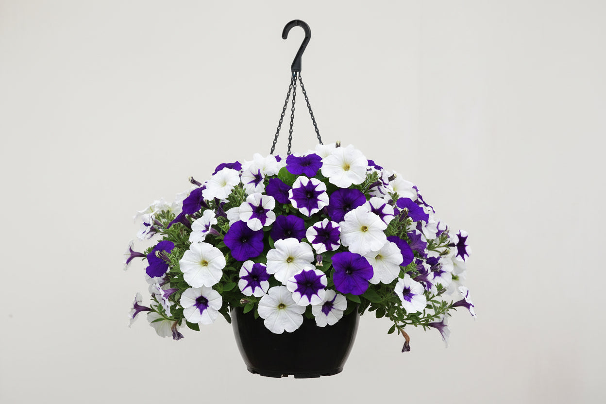 Petunia Easy Wave Deja Vu Mix - 11" Hanging Basket
